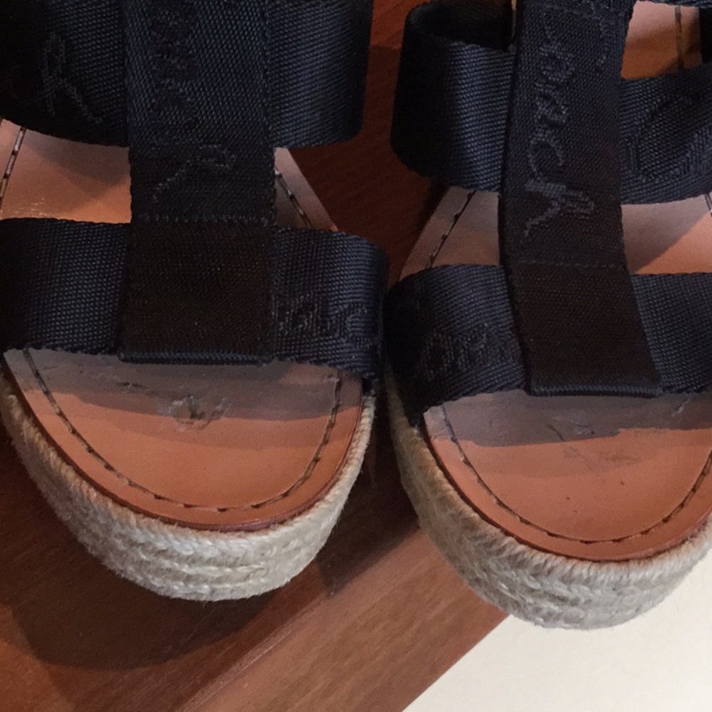 Coach High wedge heel sandal brunch chic travel mother day brunch shopping walk - Picture 6 of 13